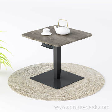 Modern Design Height Adjustable Lifting Wooden Electric Dining Coffee Table